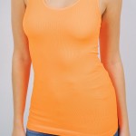 Wholesale seamless Racerback Tank Top One Fits Most Soft Stretchy Nylon Spandex