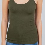 Wholesale seamless Racerback Tank Top One Fits Most Soft Stretchy Nylon Spandex