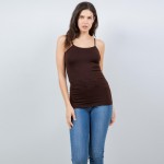 Wholesale spaghetti Strap Camisole Seamless Soft Stretchy Nylon Spandex