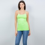 Wholesale spaghetti Strap Camisole Seamless Soft Stretchy Nylon Spandex