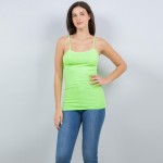 Wholesale spaghetti Strap Camisole Seamless Soft Stretchy Nylon Spandex