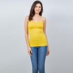 Wholesale spaghetti Strap Camisole Seamless Soft Stretchy Nylon Spandex