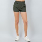 Wholesale quick Dry Waisted Shorts Pack Elastic Waistband Two Side Pockets Polye