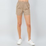 Wholesale quick Dry Cargo Shorts Pack Elastic Waistband Waisted Polyester Spande