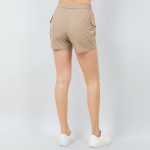 Wholesale quick Dry Cargo Shorts Pack Elastic Waistband Waisted Polyester Spande