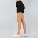 Wholesale quick Dry Cargo Shorts Pack Elastic Waistband Waisted Polyester Spande