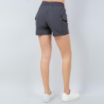 Wholesale quick Dry Cargo Shorts Pack Elastic Waistband Waisted Polyester Spande
