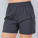 Wholesale quick Dry Cargo Shorts Pack Elastic Waistband Waisted Polyester Spande
