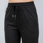 Wholesale french Terry Straight Leg Pants Pack Drawstring Elastic Waist Two Side