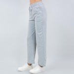 Wholesale french Terry Straight Leg Pants Pack Drawstring Elastic Waist Two Side