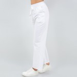 Wholesale french Terry Straight Leg Pants Pack Drawstring Elastic Waist Two Side