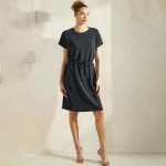 Wholesale all Day Sofie Soft Modal Short Sleeve Scuba Dress Pack Crew Neckline P