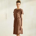 Wholesale all Day Sofie Soft Modal Short Sleeve Scuba Dress Pack Crew Neckline P