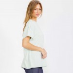 Wholesale essential Raw Edge Tee Pack Comfortable Breathable Oversized Round Ne