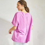 Wholesale essential Raw Edge Tee Pack Comfortable Breathable Oversized Round Ne