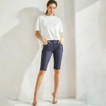 Wholesale essential Raw Edge Tee Pack Comfortable Breathable Oversized Round Ne