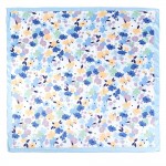 Wholesale petite Flowers Print Bandana Scarf Multi Use Scarf Bandana Bag Tie ETC