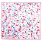 Wholesale petite Flowers Print Bandana Scarf Multi Use Scarf Bandana Bag Tie ETC