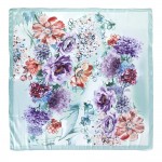 Wholesale floral Print Bandana Scarf Multi Use Scarf Bandana Bag Tie ETC L W Pol