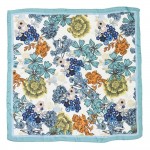 Wholesale floral Print Bandana Scarf Multi Use Scarf Bandana Bag Tie ETC L W Pol