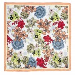 Wholesale floral Print Bandana Scarf Multi Use Scarf Bandana Bag Tie ETC L W Pol