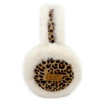 Wholesale c C EMC Leopard Pattern Faux Suede Faux Fur Earmuff One Fits Most Adju