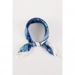 Wholesale flower Print Bandana Scarf Multi Use Scarf Bandana Bag Tie ETC L W Pol