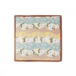 Wholesale polka Dots Flowers Print Bandana Scarf Multi Use Scarf Bandana Bag Tie