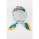 Wholesale floral Print Bandana Scarf Multi Use Scarf Bandana Bag Tie ETC L W Pol