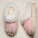 Wholesale faux Fur Suede Slippers Pack Rubber Sole Polyester