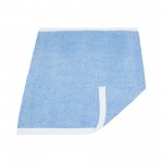 Wholesale solmere Blanket White Bordered Solid Heathered Color Blanket Wrap your