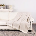 Solmere Blanket – White Bordered Solid Heathered Color Blanket

Wrap yourself in pure indulgence. Our Solmere Blanket combines a fashion-forward design with an irresistibly soft hand-feel that’s as beautiful as it is cozy.

- Luxuriously Soft – Crafted from ultra-plush, high-quality fibers you’ll want to snuggle into all season long.

- Perfectly Sized – Approximately 50” W x 60” L, perfect for draping over your sofa, bed, or yourself.

- Premium Craftsmanship – 100% polyester for lasting softness, warmth, and easy care.

- Thoughtful Packaging – Each blanket is tied with a branded ribbon in a bow and includes two cards: one featuring the SOLMERE brand and another showcasing a high-quality image of the blanket’s print. Individually packaged

Once you touch it, you’ll understand why SOLMERE blankets are love at first feel.