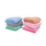 Wholesale solmere Blanket White Bordered Solid Heathered Color Blanket Wrap your