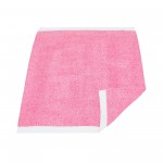 Wholesale solmere Blanket White Bordered Solid Heathered Color Blanket Wrap your