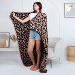 Wholesale solmere Blanket Animal Print Blanket Wrap yourself pure indulgence Sol