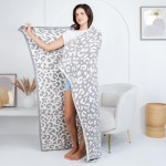 Wholesale solmere Blanket Animal Print Blanket Wrap yourself pure indulgence Sol