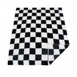 Wholesale solmere Blanket Checkered Print Blanket Wrap yourself pure indulgence