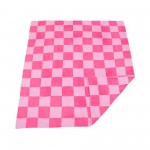 Wholesale solmere Blanket Checkered Print Blanket Wrap yourself pure indulgence
