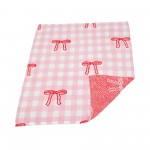 Wholesale solmere Blanket Checked Red Bow Blanket Wrap yourself pure indulgence