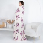 Wholesale solmere Blanket Plush Bow Blanket Wrap yourself pure indulgence Solmer