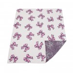 Wholesale solmere Blanket Plush Bow Blanket Wrap yourself pure indulgence Solmer