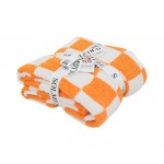 Wholesale solmere Blanket Checkered Print Blanket Wrap yourself pure indulgence