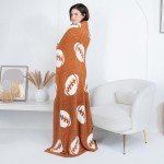 Wholesale solmere Blanket Sports Ball Print Blanket Wrap yourself pure indulgenc