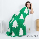 Wholesale solmere Blanket Christmas Tree Blanket Wrap yourself pure indulgence S