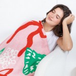 Wholesale solmere Blanket Christmas Tree Bows Blanket Wrap yourself pure indulge