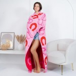 Wholesale solmere Blanket Western Horseshoe Print Blanket Wrap yourself pure ind