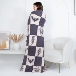 Wholesale solmere Blanket Checkered Western Blanket Wrap yourself pure indulgenc