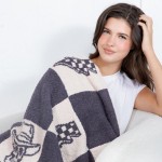 Wholesale solmere Blanket Checkered Western Blanket Wrap yourself pure indulgenc
