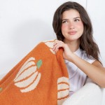 Wholesale solmere Blanket Animated Pumpkin Print Blanket Wrap yourself pure indu