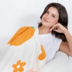 Wholesale solmere Blanket Pumpkin Floral Blanket Wrap yourself pure indulgence S